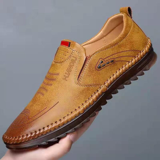 Leather Business Non Slip Breathable Shoes