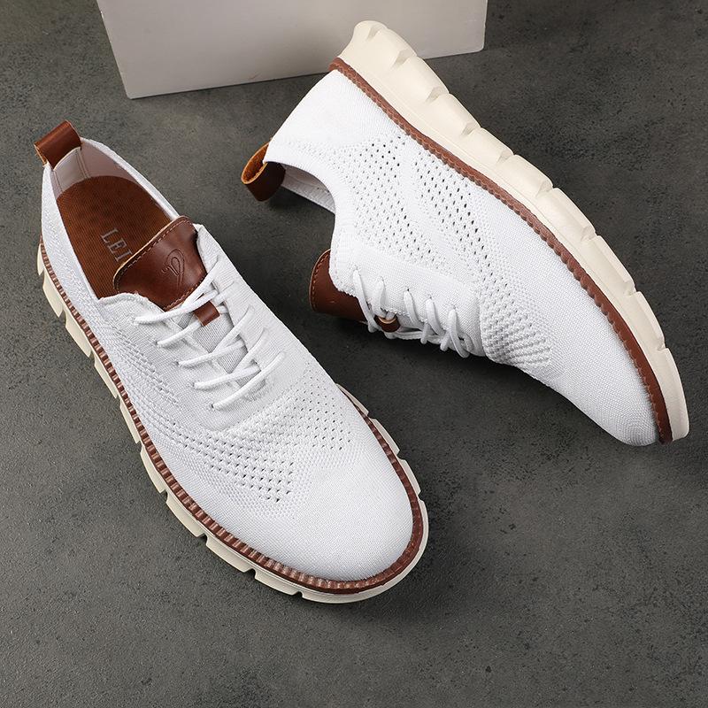 Men's Breathable Lightweight Mesh Casual Oxford Shoes