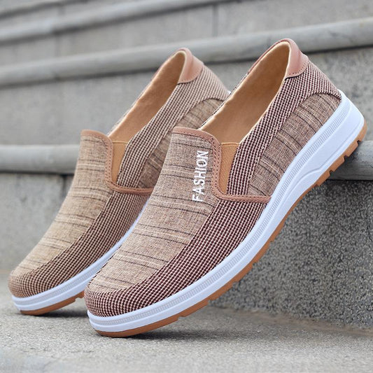 Spring summer comfortable breathable cloth shoes work shoes