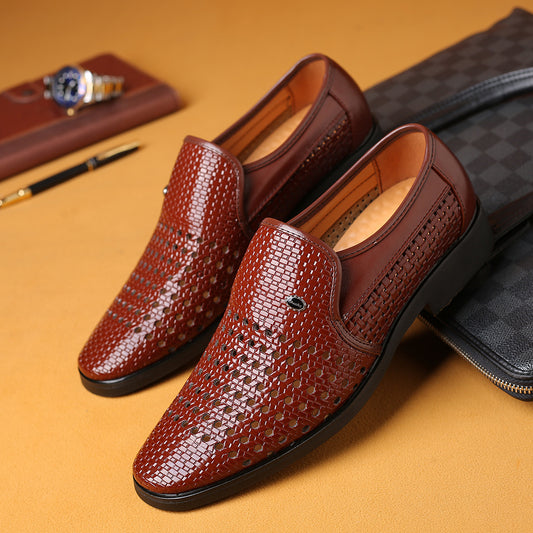 Genuine Leather Fashion Men Business Shoes