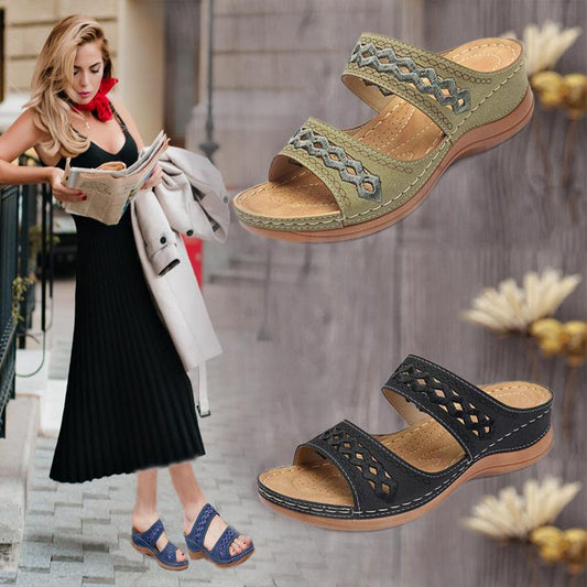 Soft-soled casual wedge non-slip platform sandals